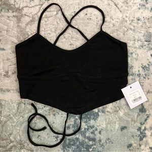 Adika Crop Top Black Size Small New With Tags